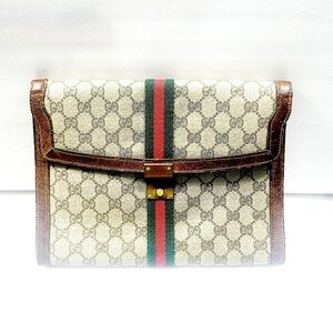 Gucci Leather Clutch Bag